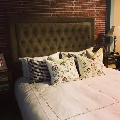 Room Concept Furnishing styled bedroom set with bed and pillows
