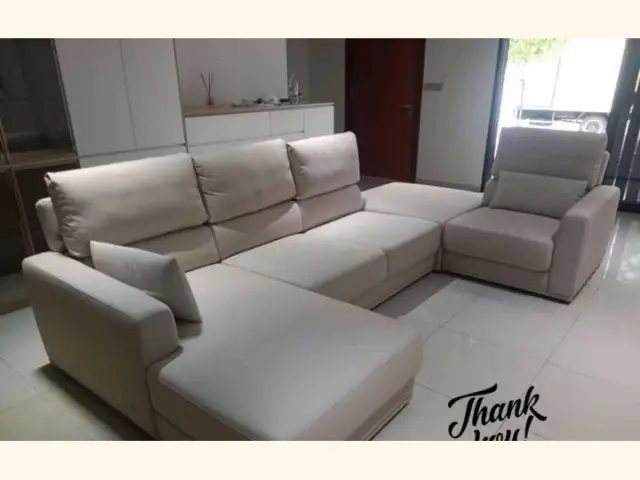 Room Concept Furnishing TikTok grey sofa with chaise lounge