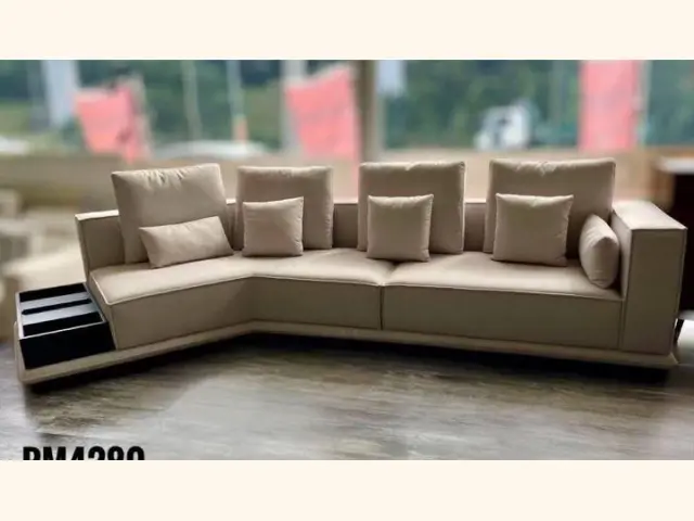 Room Concept Furnishing TikTok large L-shape family sofa