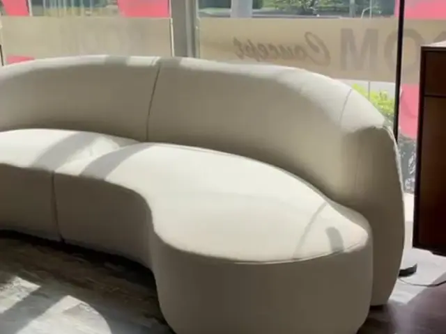 Room Concept Furnishing TikTok curved lounge sofa