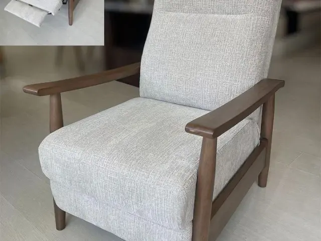 Room Concept Furnishing TikTok cushioned wooden armchair