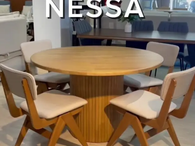 Room Concept Furnishing TikTok round dining display set
