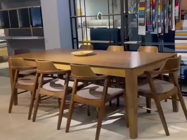 Room Concept Furnishing TikTok dark wood dining set