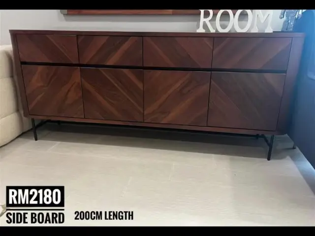 Room Concept Furnishing TikTok geometric sideboard cabinet